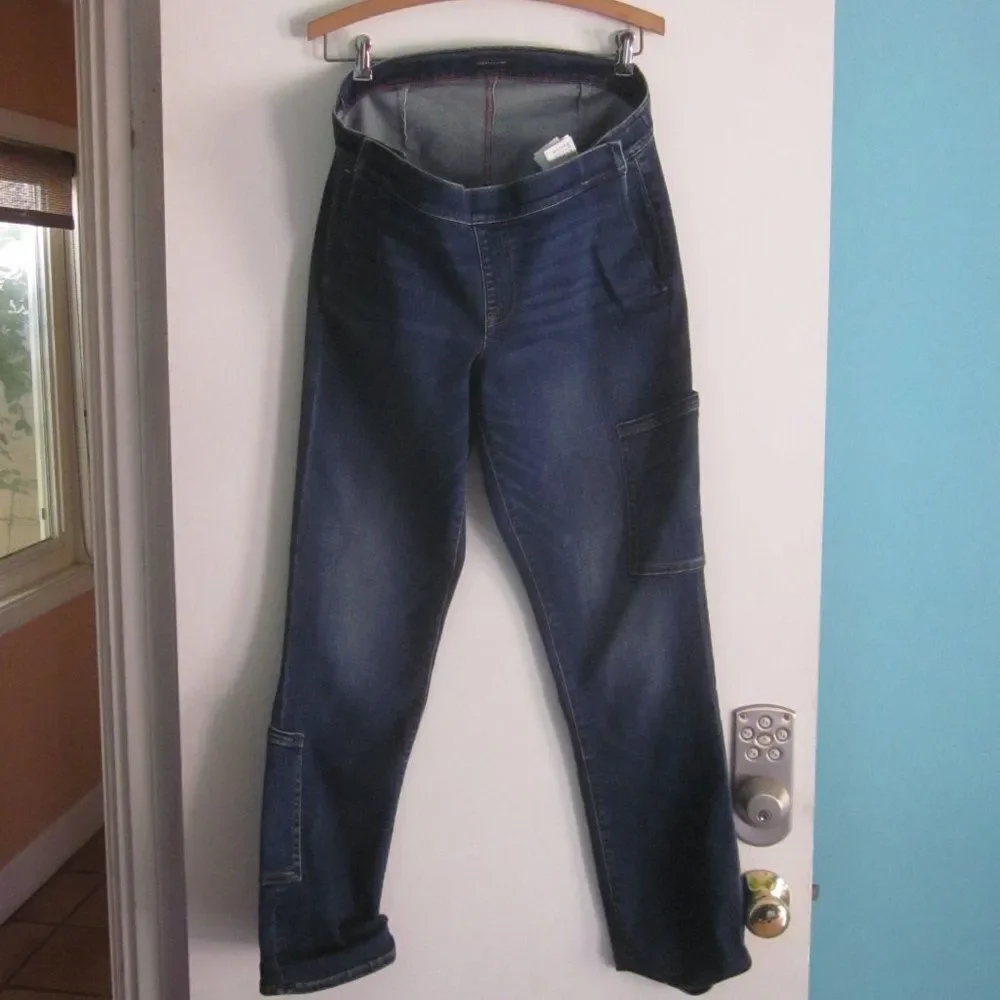 Tommy Hilfiger Adaptive (Wheelchair) Jeans Size 12 Straight Leg Velcr0 Fasteners